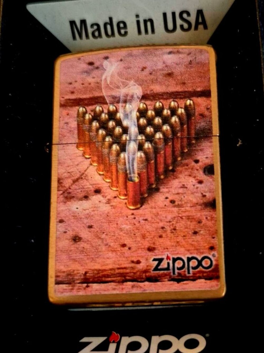 2015 Brass Smoking Bullets Zippo Lighter